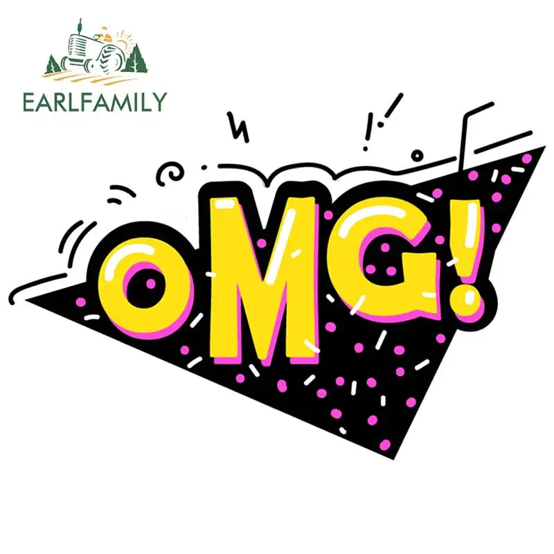 Car Accessories Omg - EARLFAMILY 13cm x 9cm For OMG