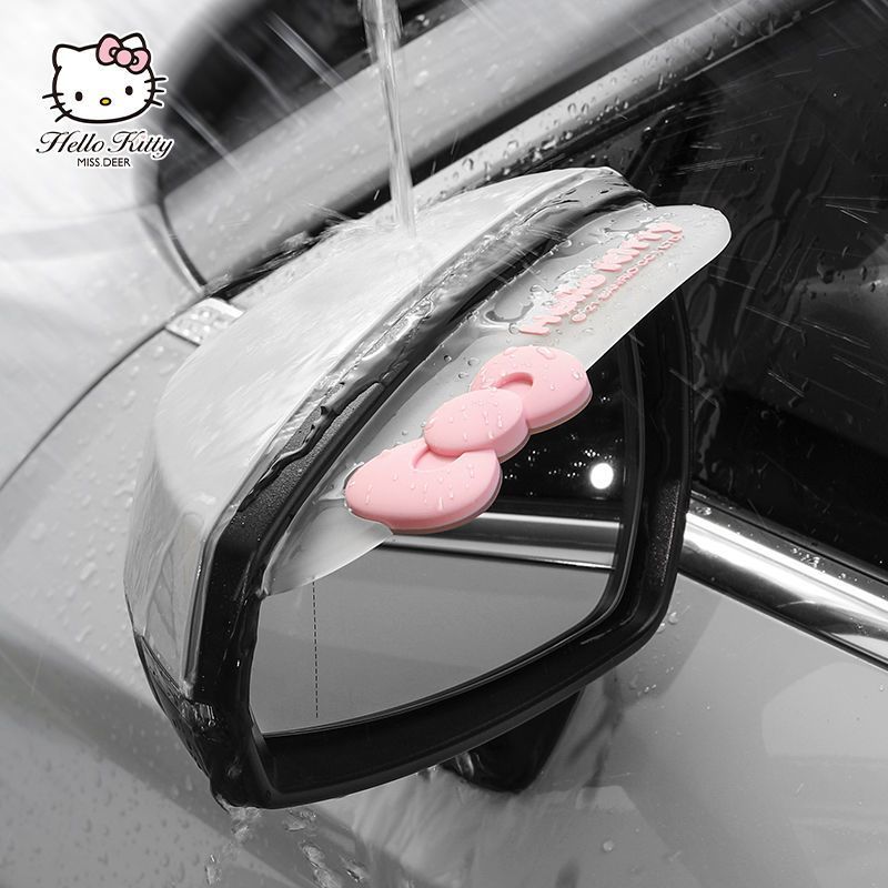 Car Accessories Girly - Kawaii Sanrio HelloKitty Car Rain Guard