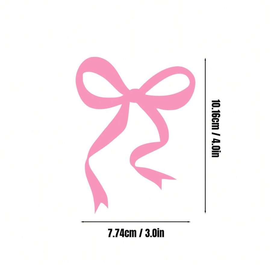 1 Pc Bow Car Decal, Vinyl Girl - Car Accessories Girly ulasan dan harga