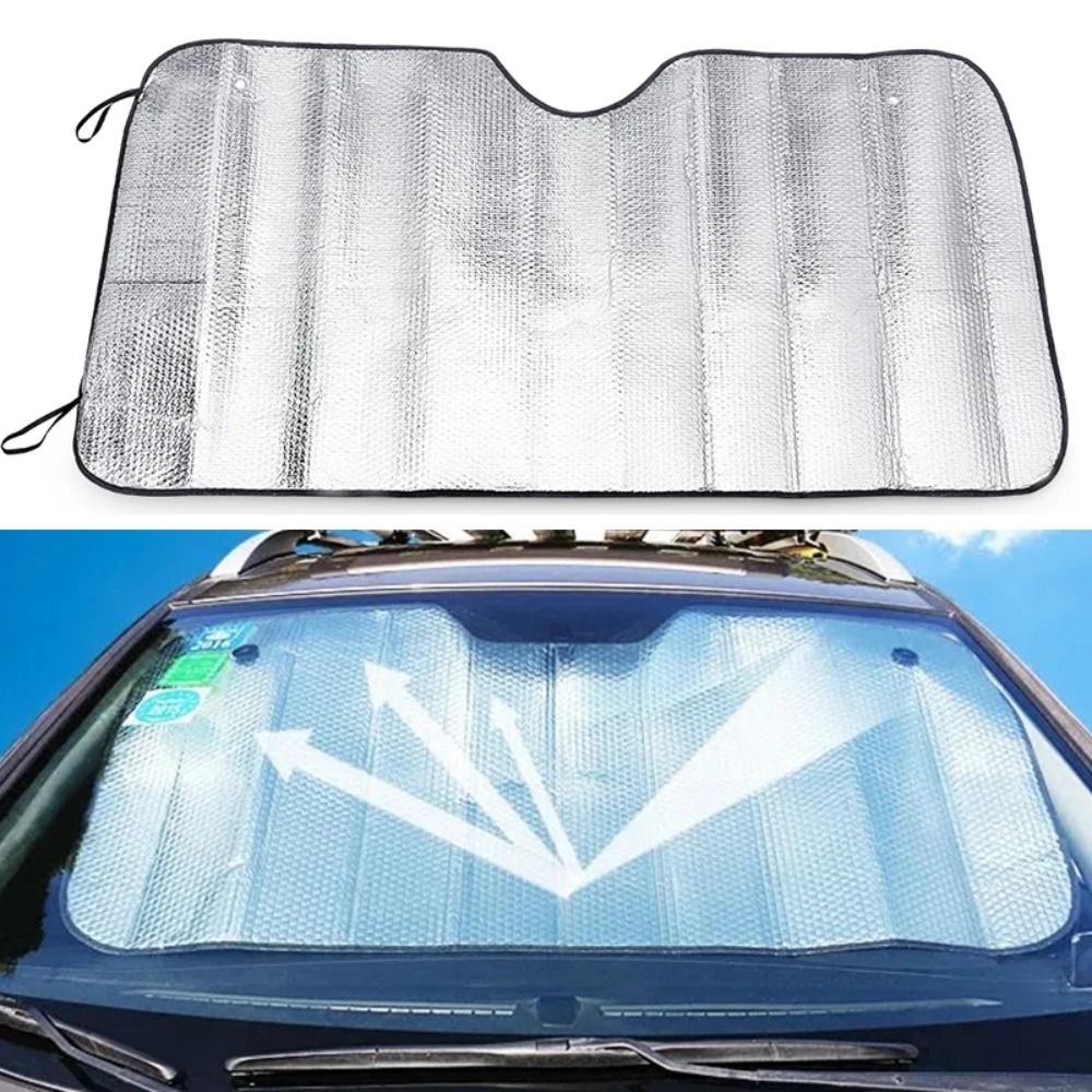 140x70CM Car Window Sun Shade  - Car Accessories For Winter ulasan dan harga