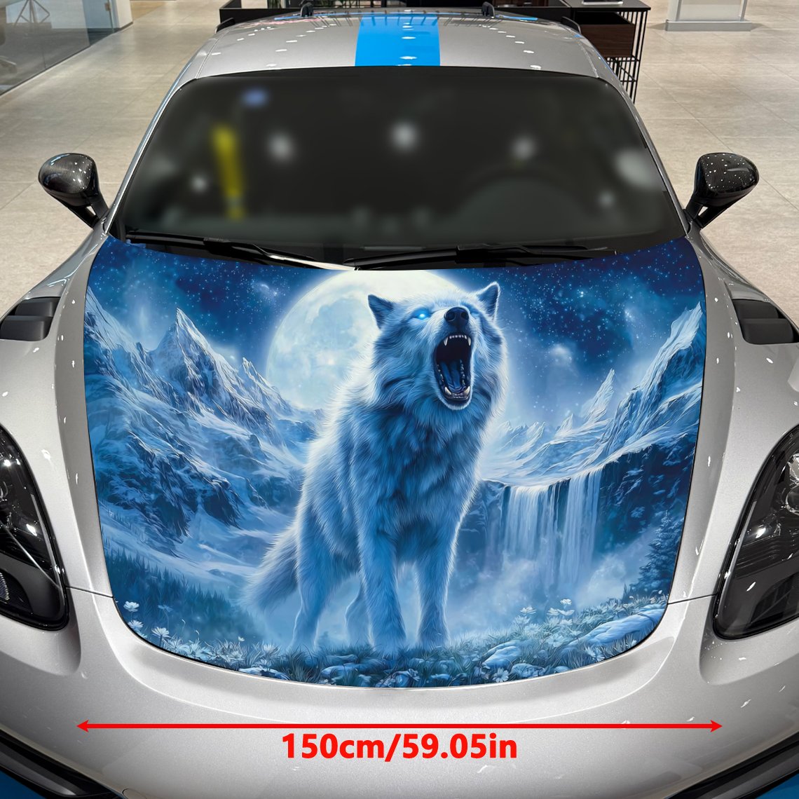 Winter Mountain Night Scene Wo - Car Accessories For Winter ulasan dan harga