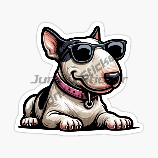 Bull Terrier Dog Animal Car St - Car Accessories Nz ulasan dan harga