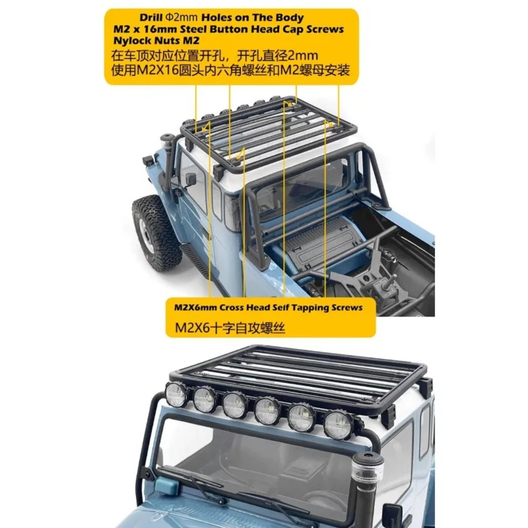 Custom Roll Cage Luggage Rack  - Car Accessories Phoenix ulasan dan harga