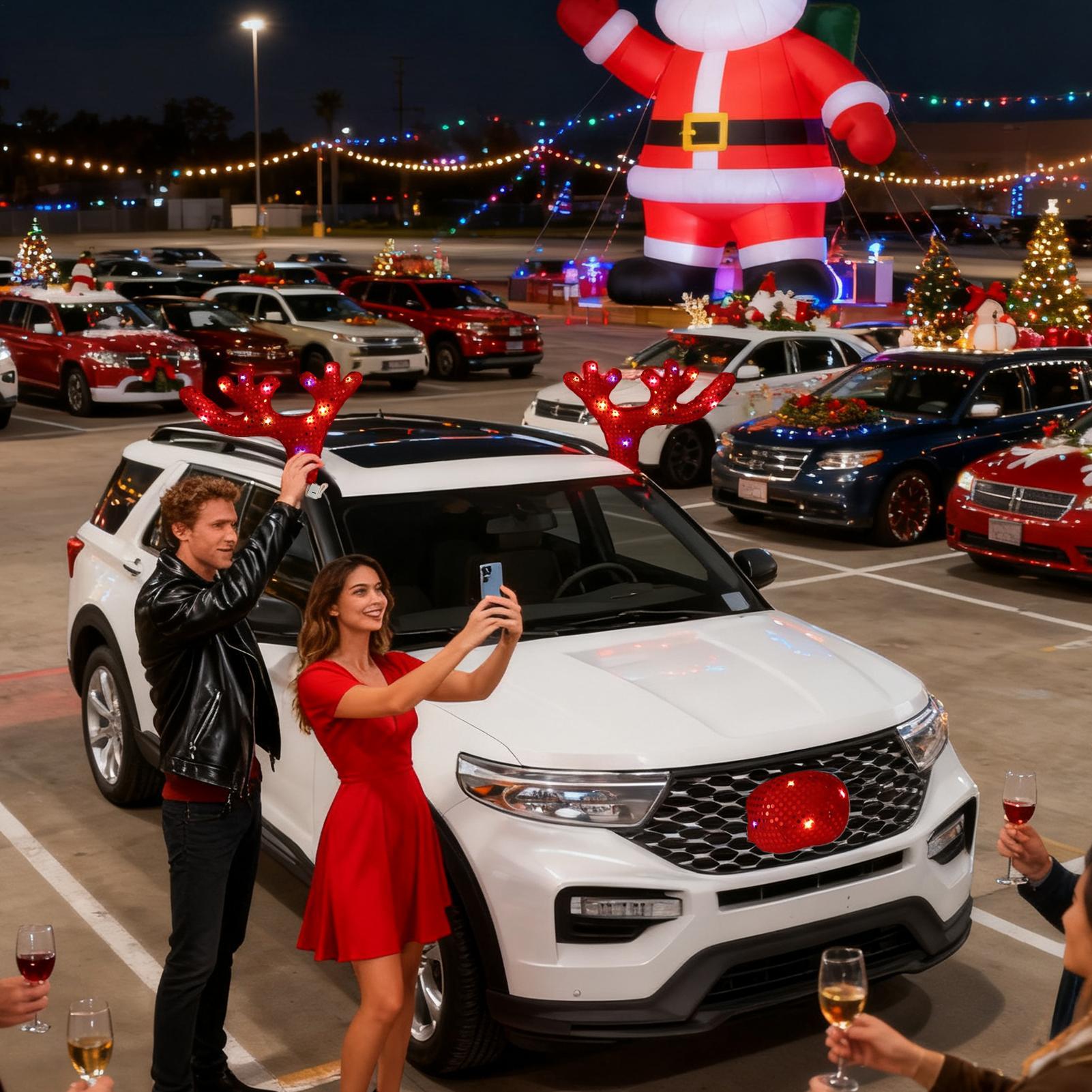 Car Christmas Decorations Cute - Car Accessories For Winter ulasan dan harga