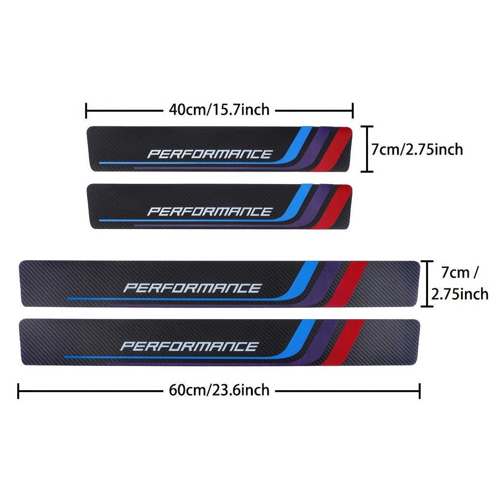 4pcs Carbon Fiber Sill Plate S - Car Accessories Nz ulasan dan harga