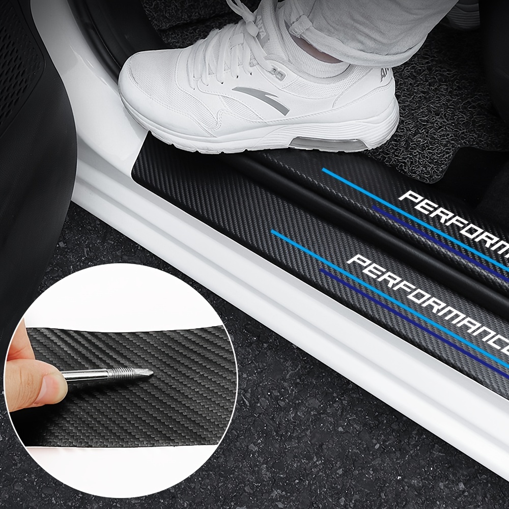 4pcs Carbon Fiber Sill Plate S - Car Accessories Nz ulasan dan harga