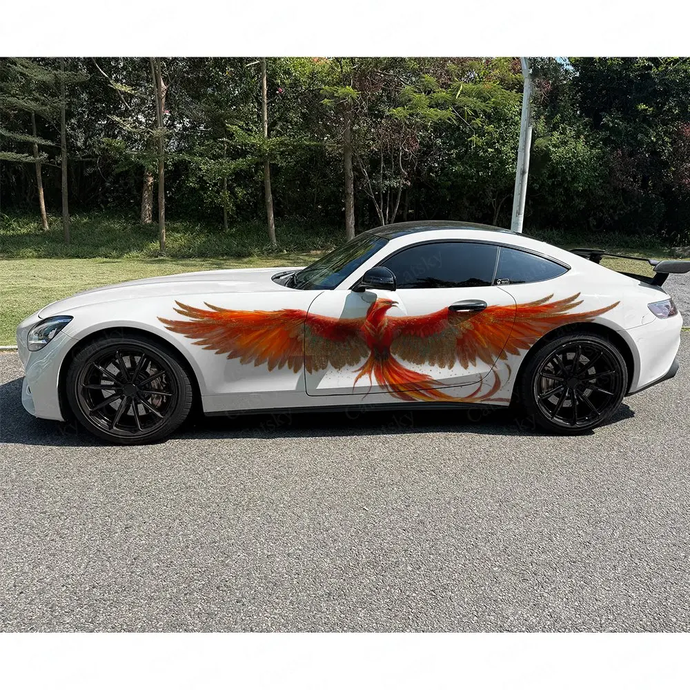 2pcs Spread-Wing Fire Phoenix  - Car Accessories Phoenix ulasan dan harga