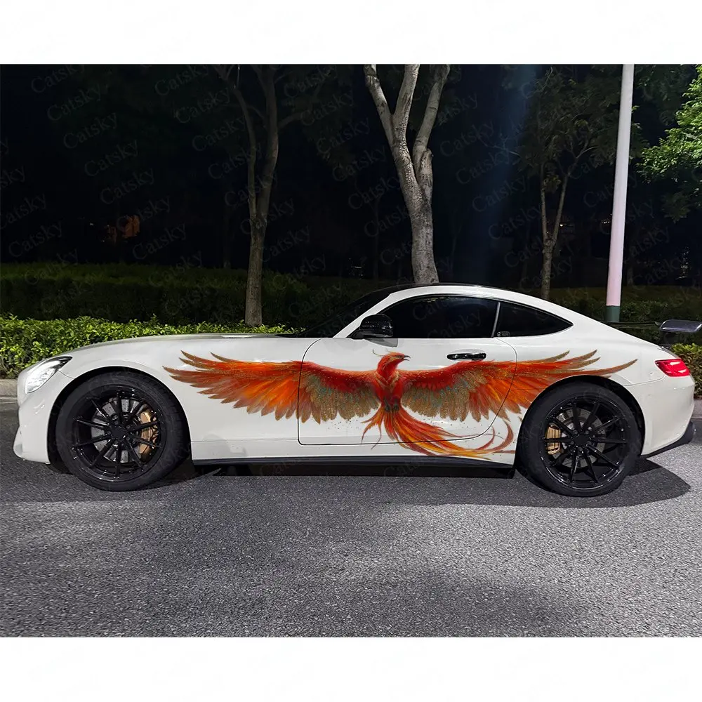 2pcs Spread-Wing Fire Phoenix  - Car Accessories Phoenix ulasan dan harga