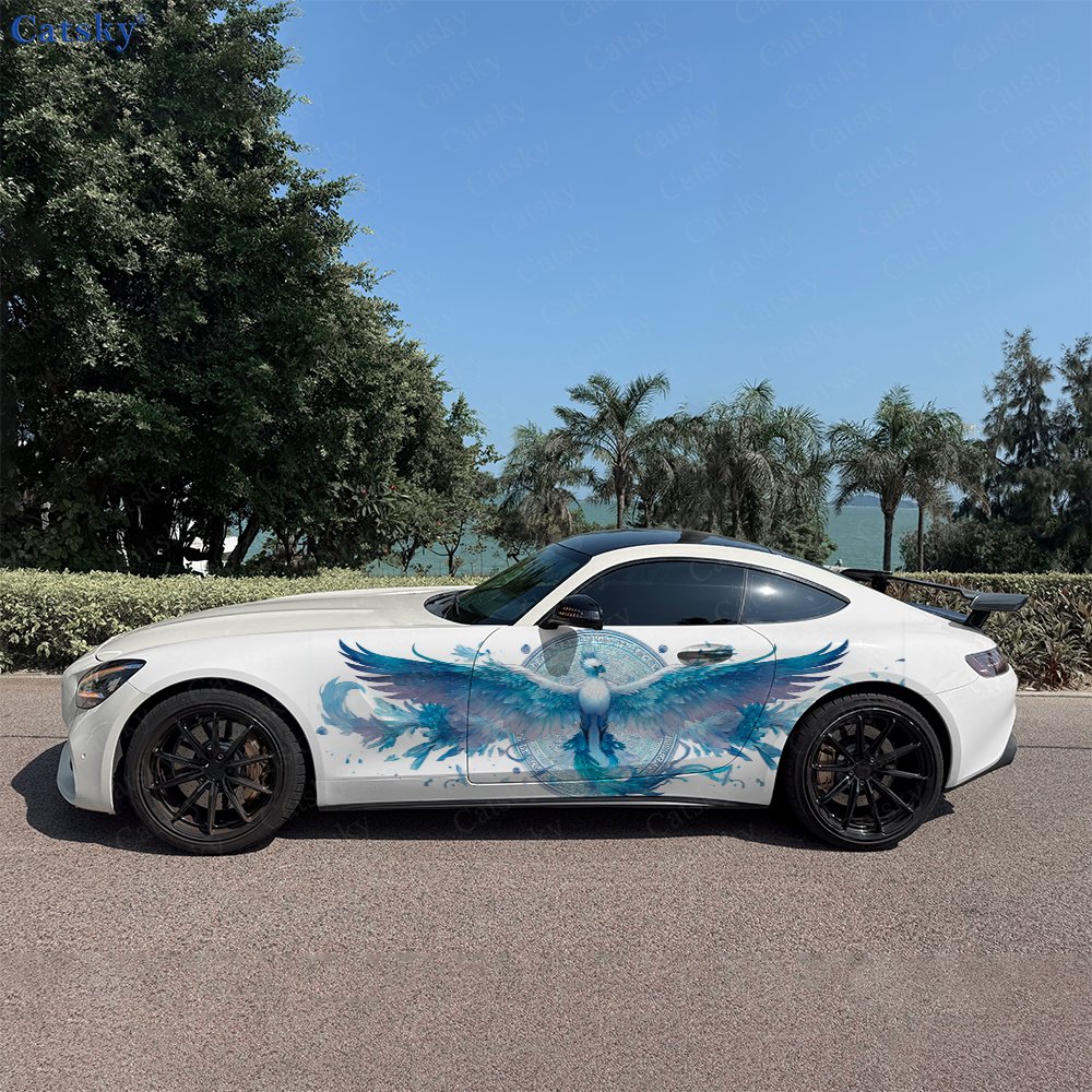 2Pcs Cyan Mist Iridescent Phoe - Car Accessories Phoenix ulasan dan harga