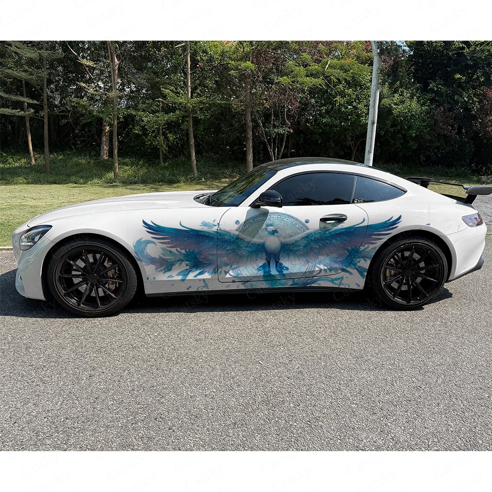 2Pcs Cyan Mist Iridescent Phoe - Car Accessories Phoenix ulasan dan harga