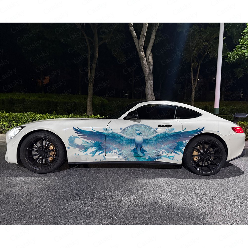 2Pcs Cyan Mist Iridescent Phoe - Car Accessories Phoenix ulasan dan harga
