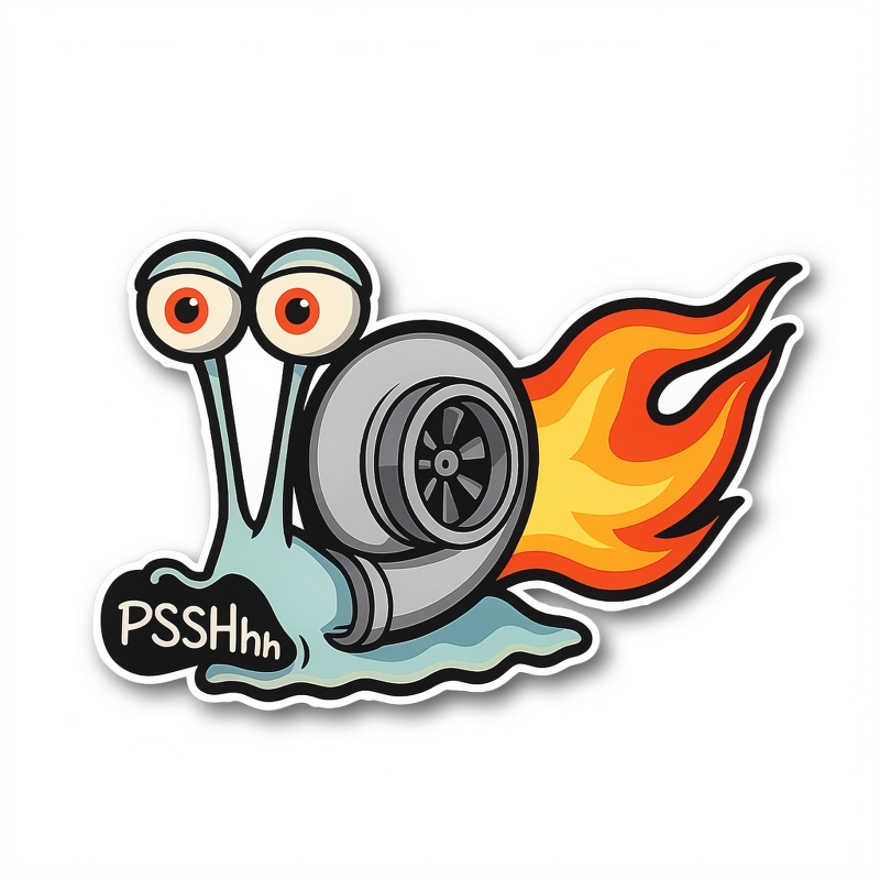 5pcs Fun Turbo Car Decal – Wat - Car Accessories Sticker ulasan dan harga