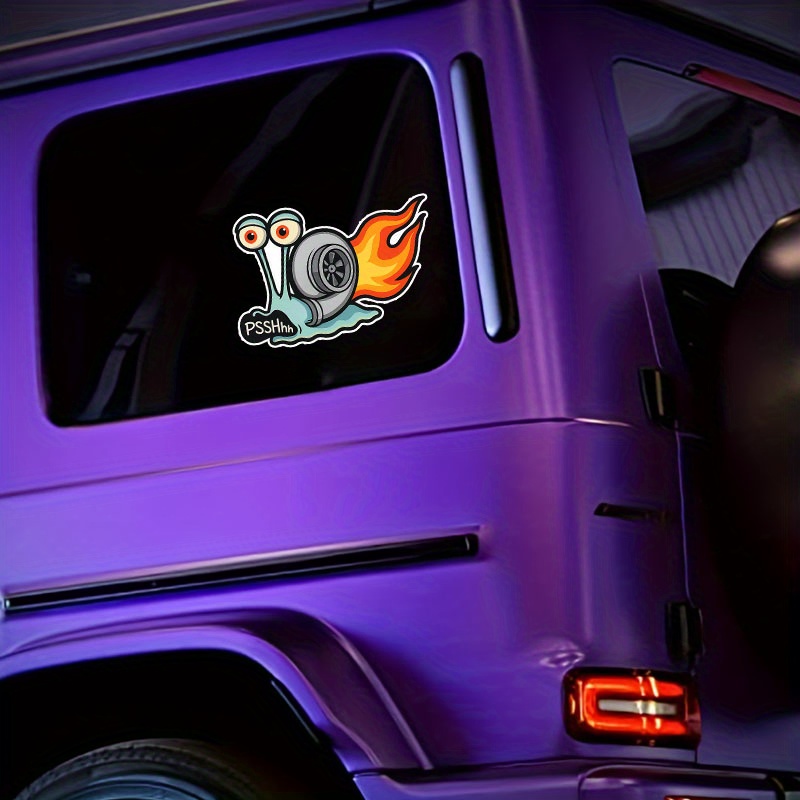 5pcs Fun Turbo Car Decal – Wat - Car Accessories Sticker ulasan dan harga