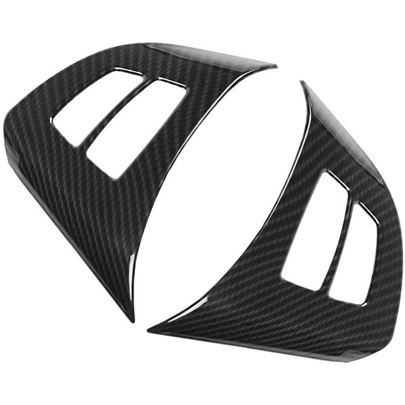 Superior-2Pcs Carbon Fiber Ste - Steering Wheel Cover ulasan dan harga