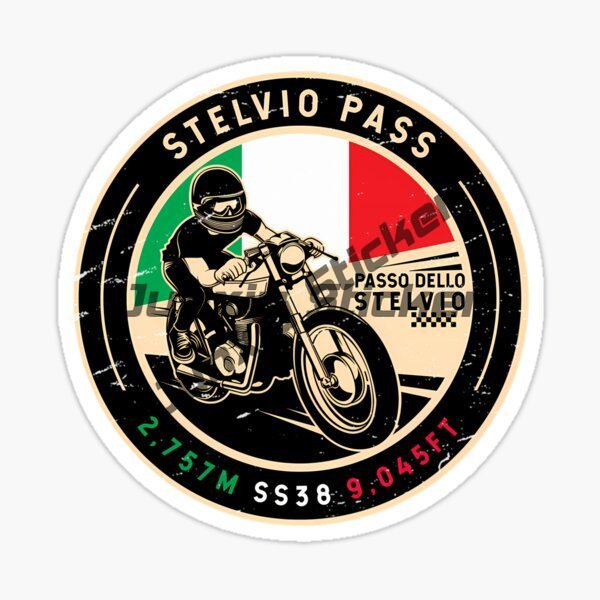 STELVIO PASS ITALIA Car Sticke - Car Accessories Nz ulasan dan harga