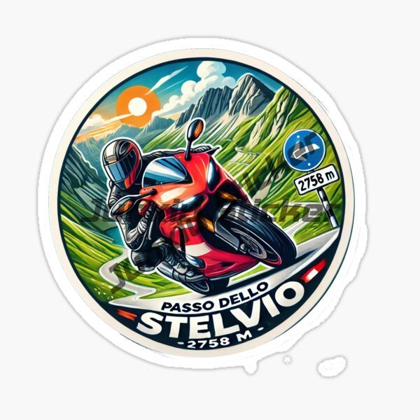 STELVIO PASS ITALIA Car Sticke - Car Accessories Nz ulasan dan harga