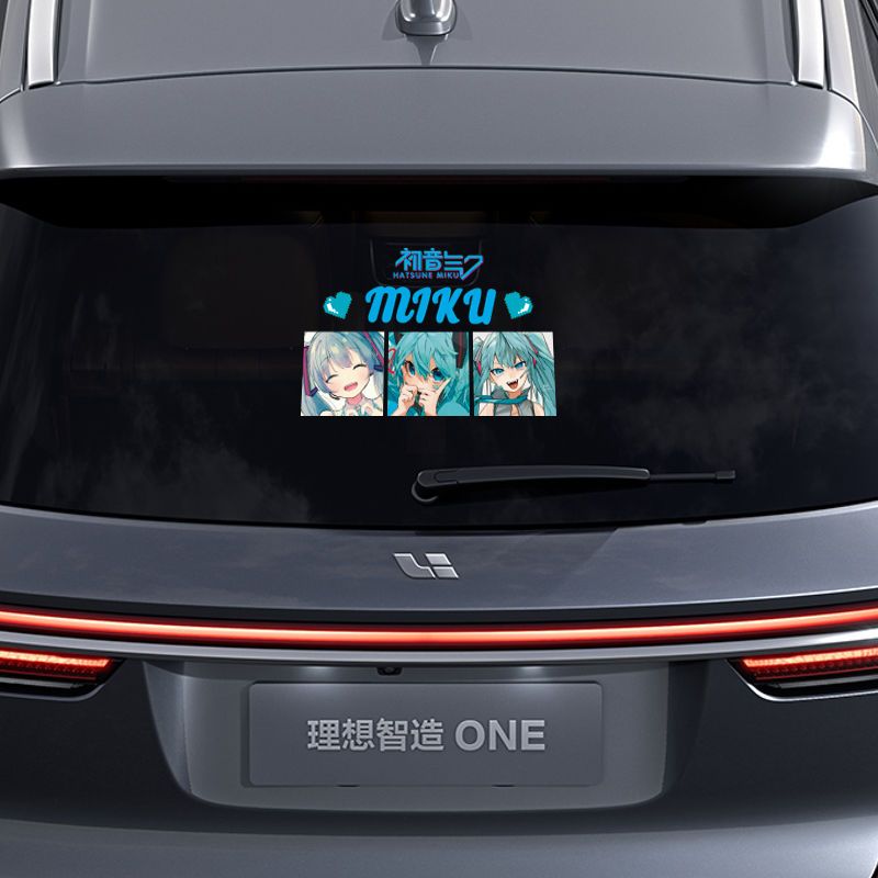 2026 New Creative Hatsune Miku - Car Accessories Sticker ulasan dan harga