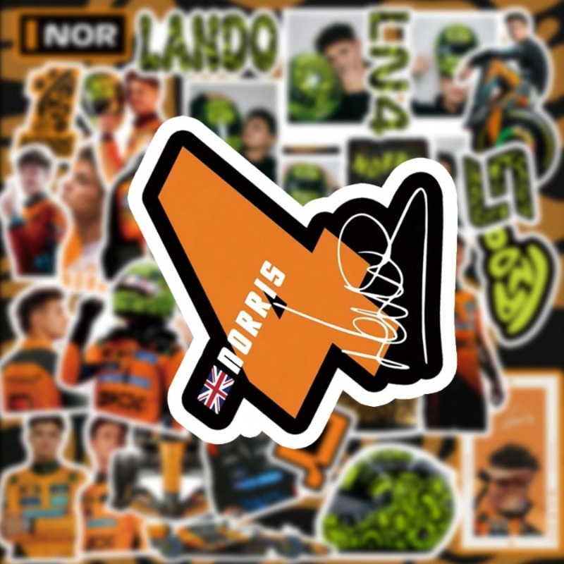 59PCS Lando Norris racing-them - Car Accessories Nz ulasan dan harga