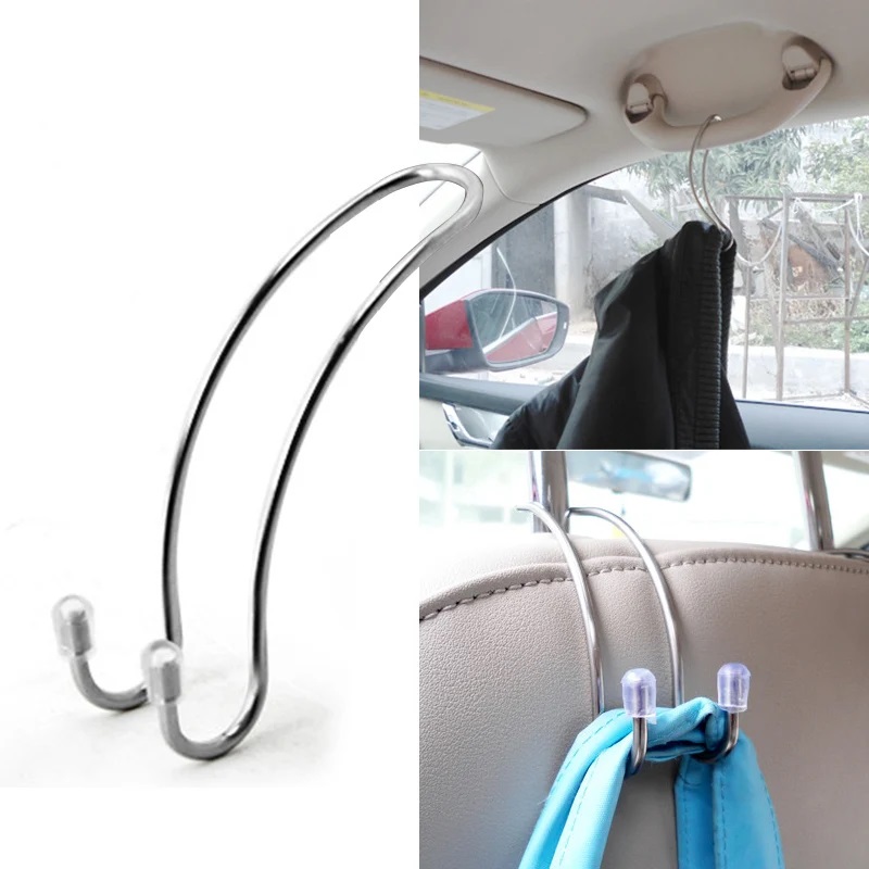 2pc/set Metal Car Seat Hook Au - Car Accessories Hanging ulasan dan harga