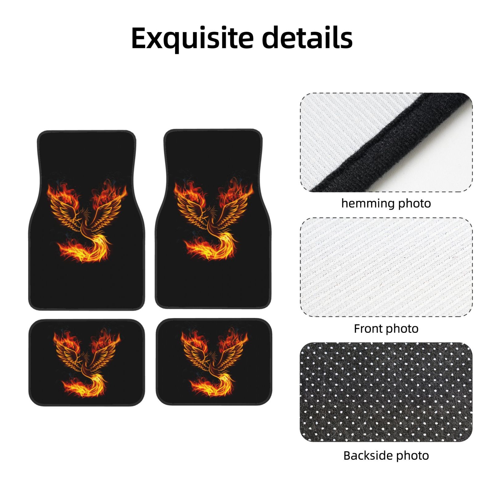 Flame Bird Fire Phoenix Print  - Car Accessories Phoenix ulasan dan harga
