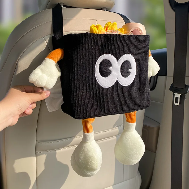 Car Trash Can Bin Cartoon Eye  - Car Accessories Hanging ulasan dan harga