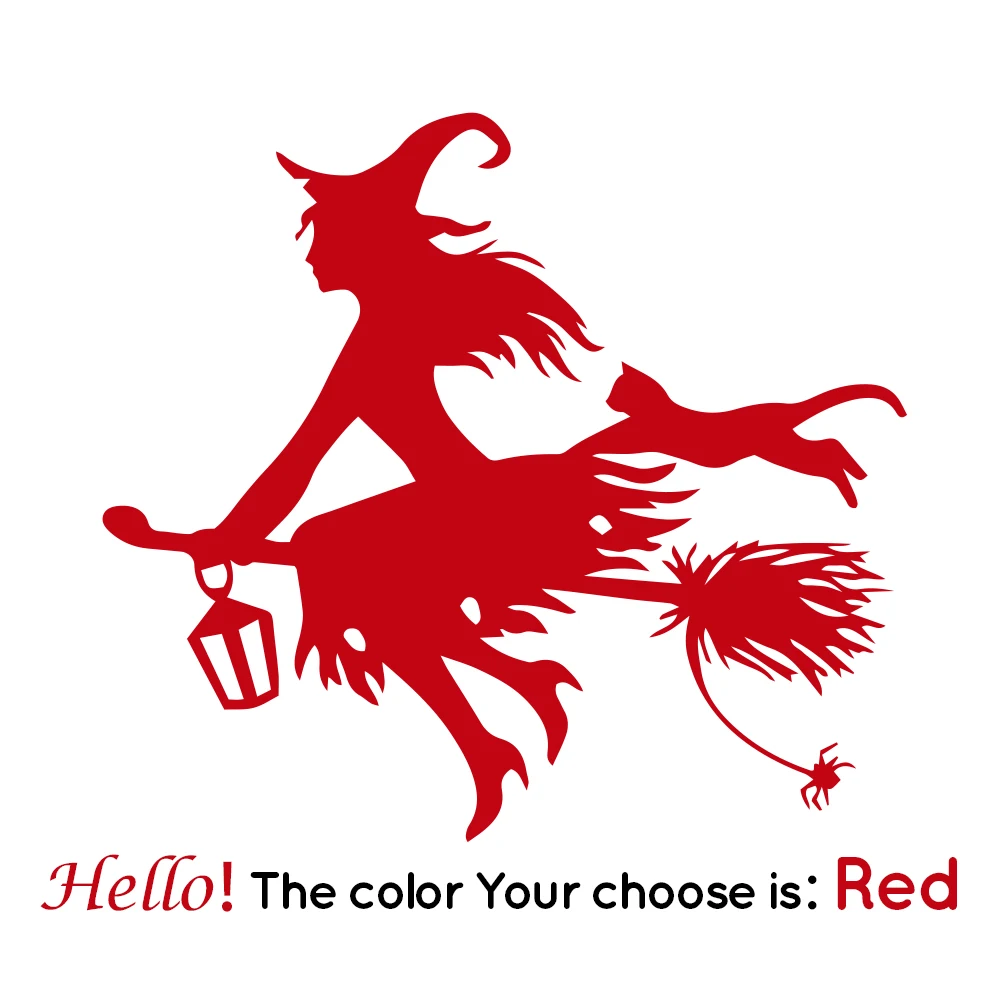 Car Sticker Personality Witch  - Car Accessories Nz ulasan dan harga