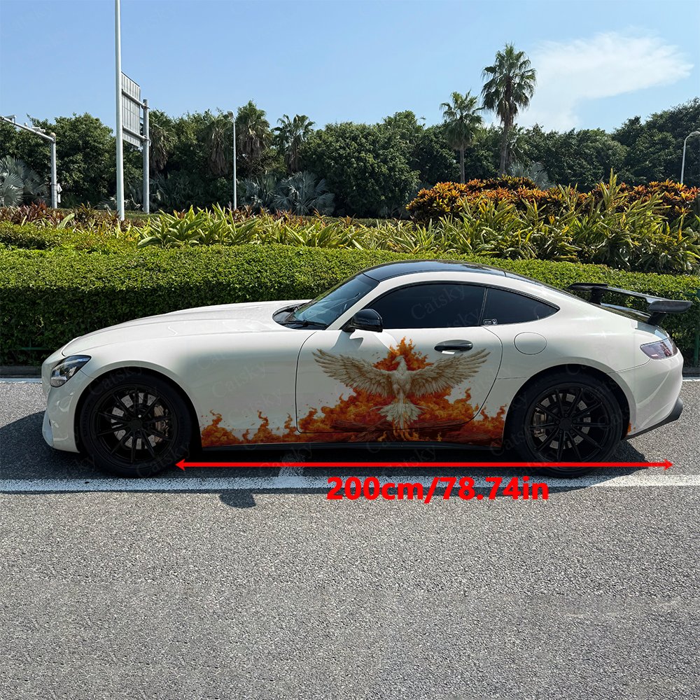 2pcs Blazing Divine Phoenix Ca - Car Accessories Phoenix ulasan dan harga