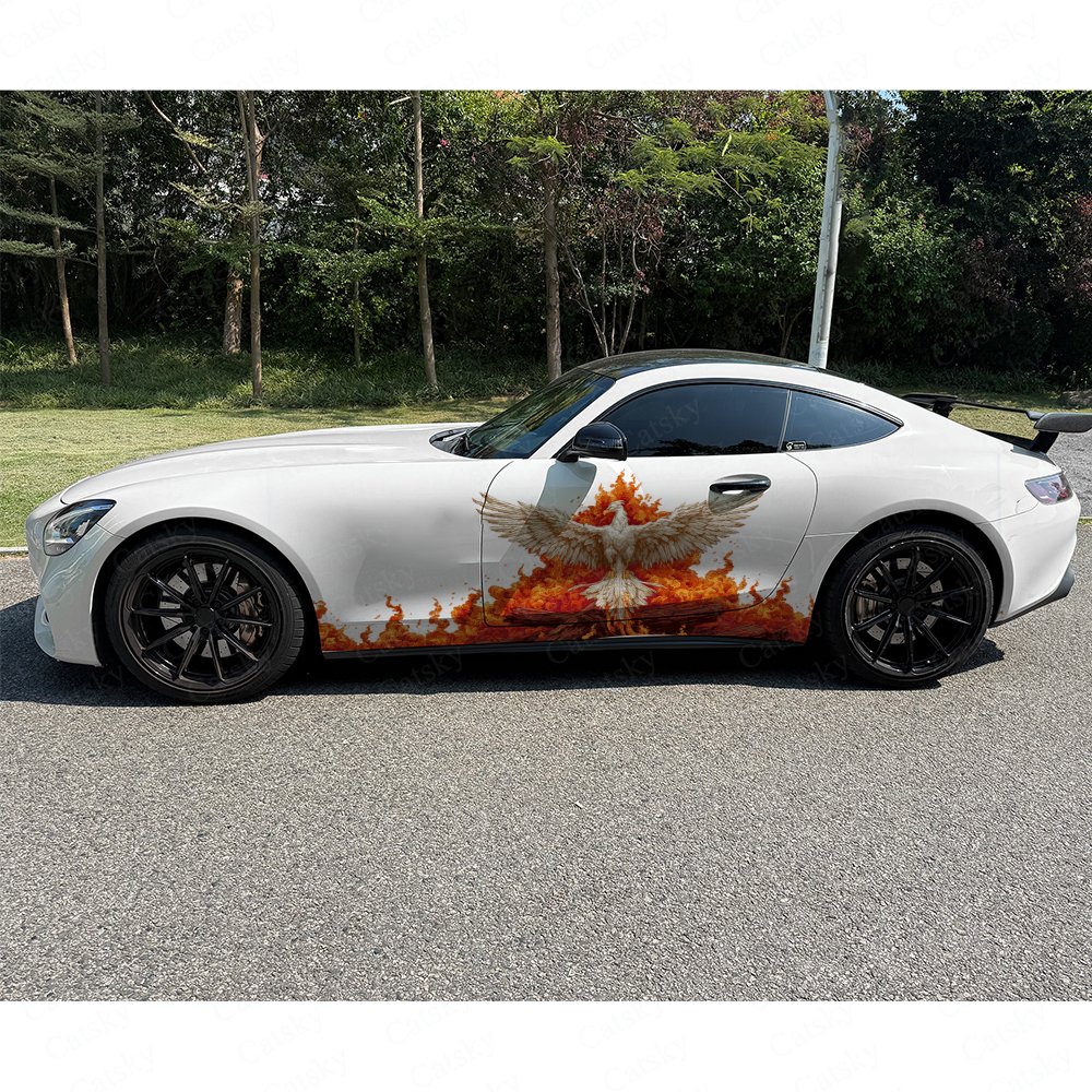 2pcs Blazing Divine Phoenix Ca - Car Accessories Phoenix ulasan dan harga
