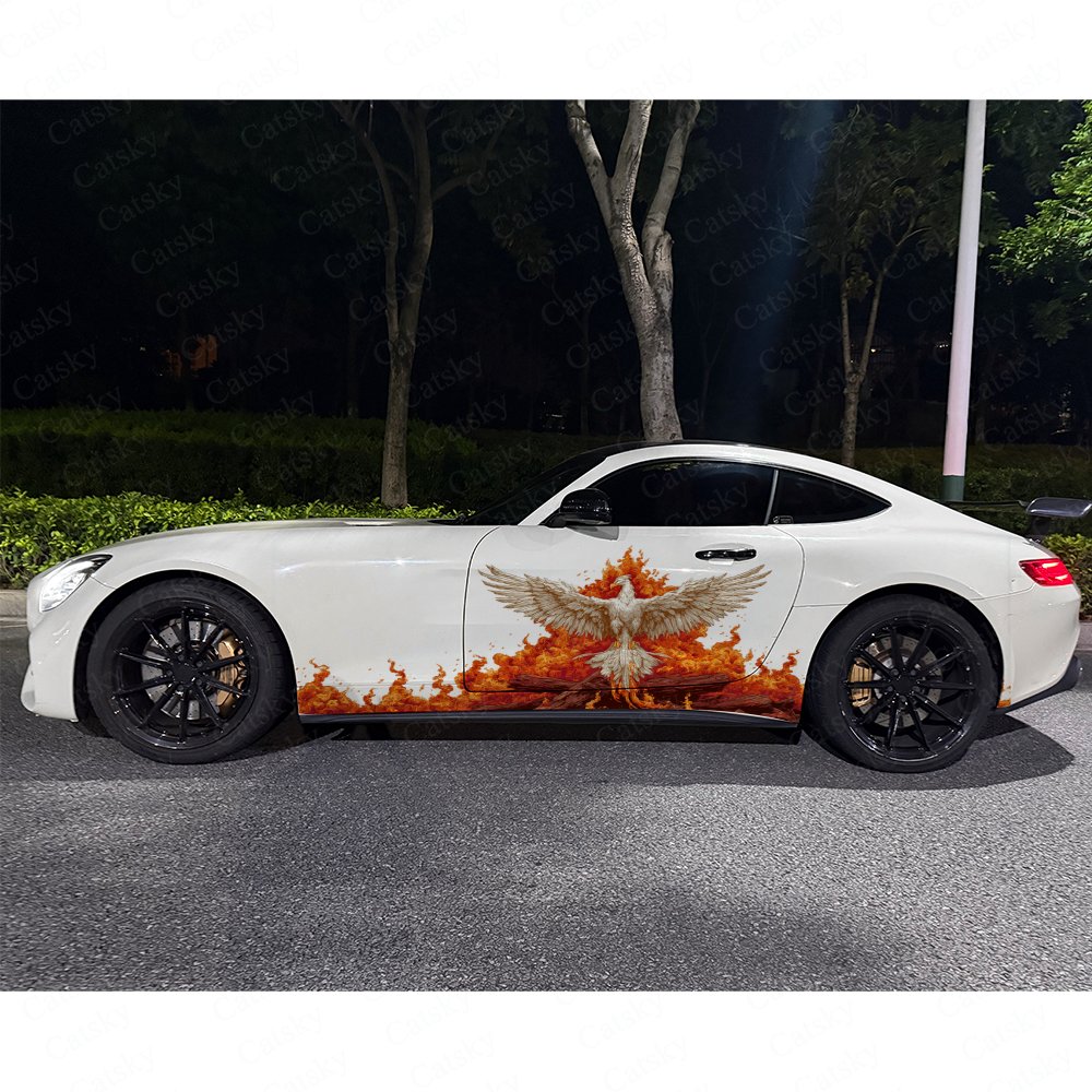 2pcs Blazing Divine Phoenix Ca - Car Accessories Phoenix ulasan dan harga