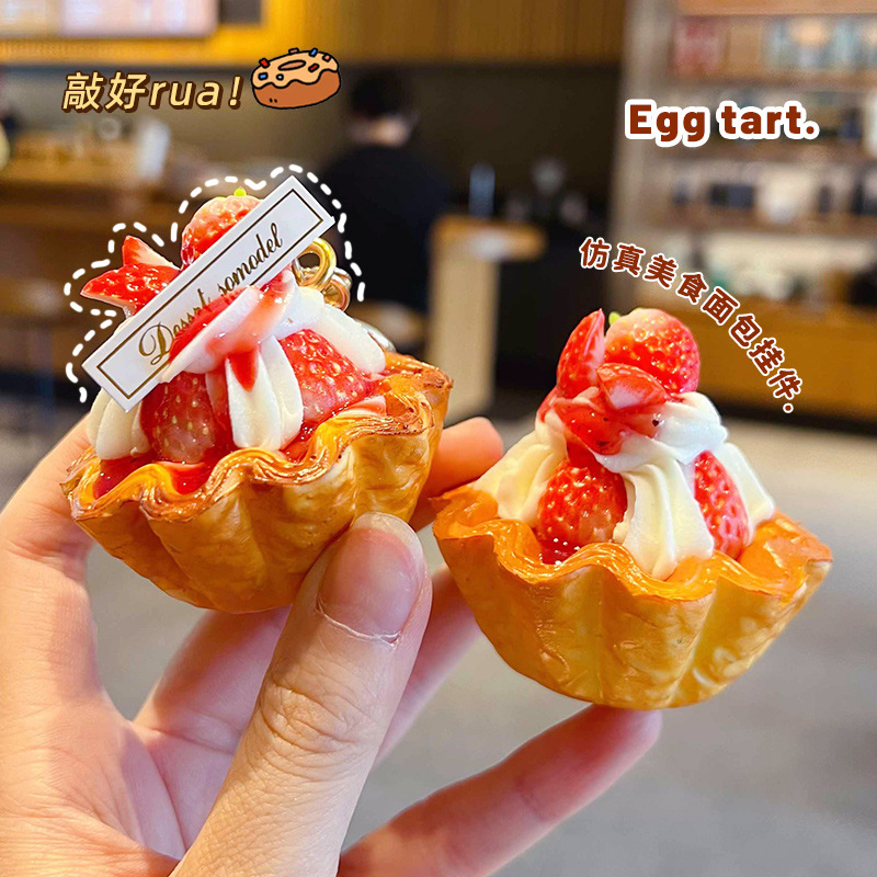Creative PU Strawberry Egg Tar - Car Accessories For Winter ulasan dan harga