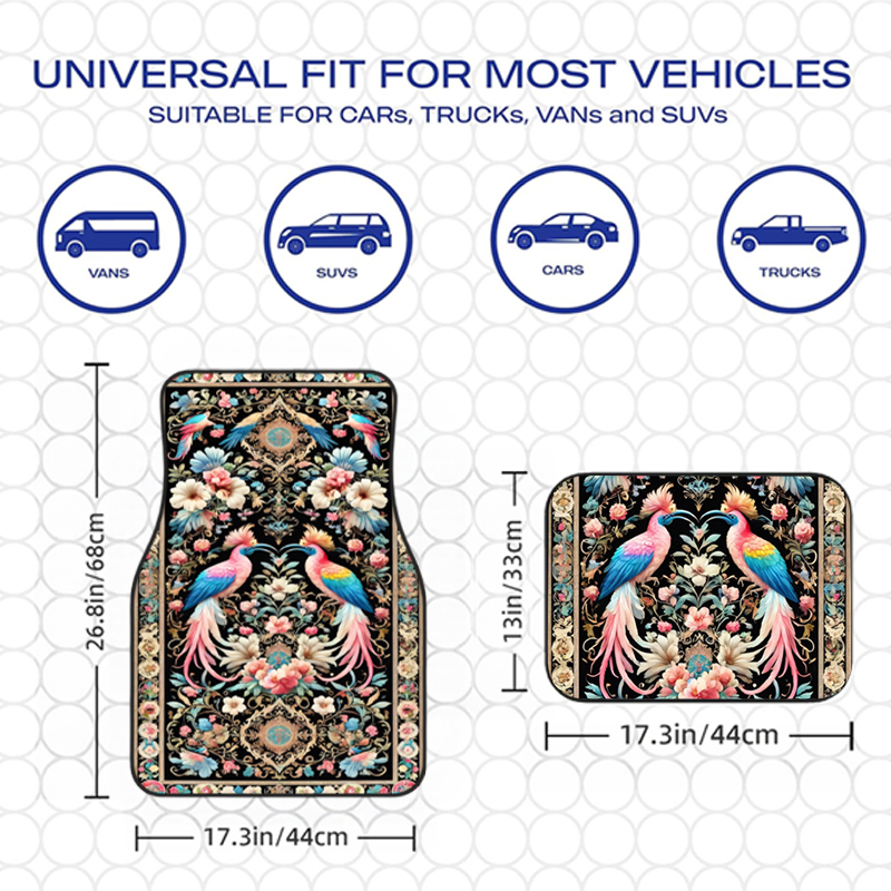 Vintage Phoenix Peony Floral C - Car Accessories Phoenix ulasan dan harga