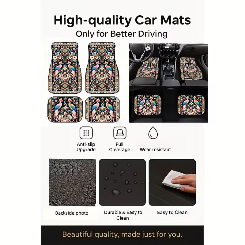 Vintage Phoenix Peony Floral C - Car Accessories Phoenix ulasan dan harga