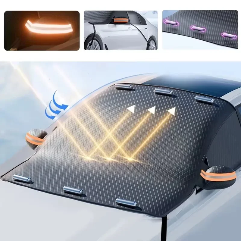 Windshield Cover Car Snow Cove - Car Accessories For Winter ulasan dan harga