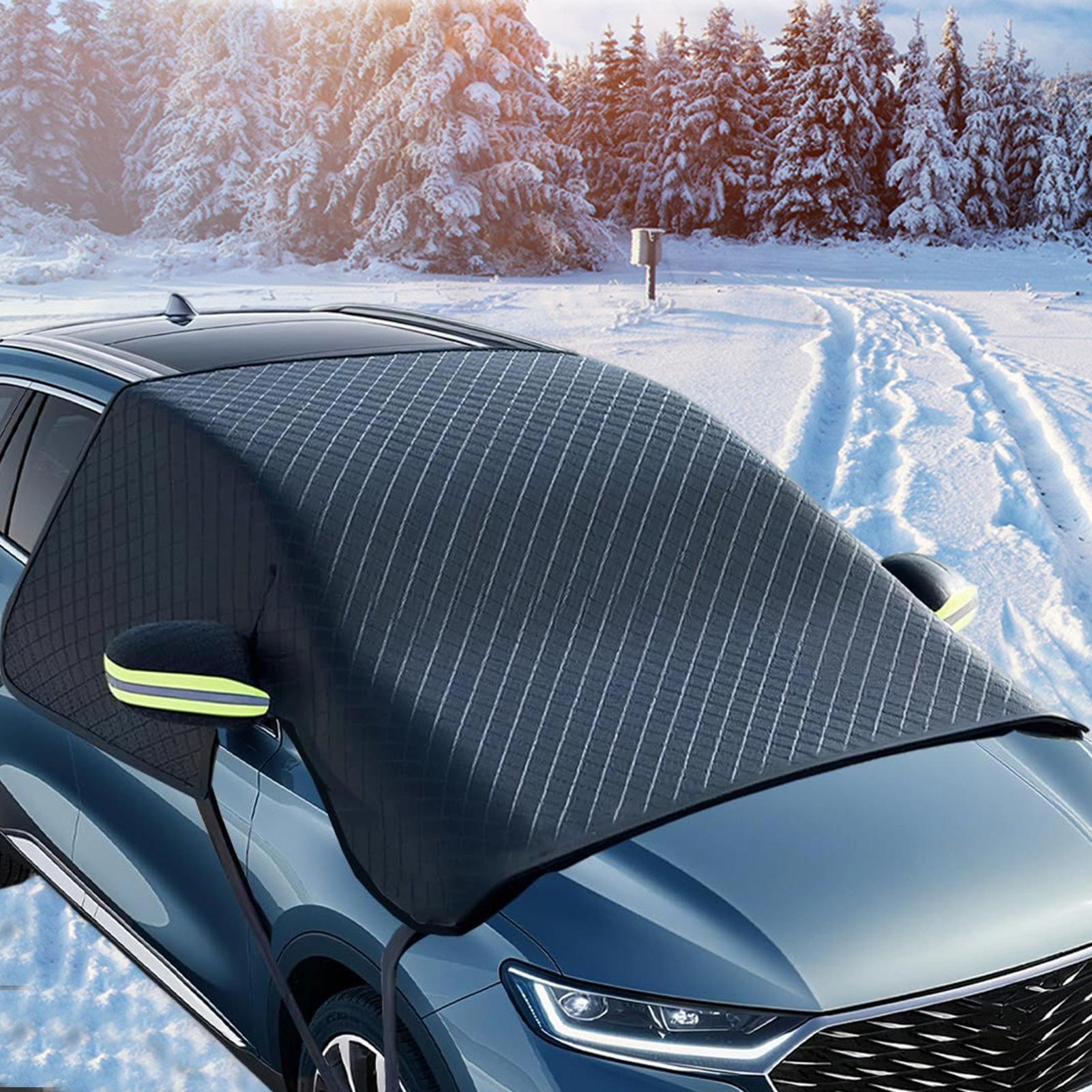Car Anti-Frost Snow Cover with - Car Accessories For Winter ulasan dan harga