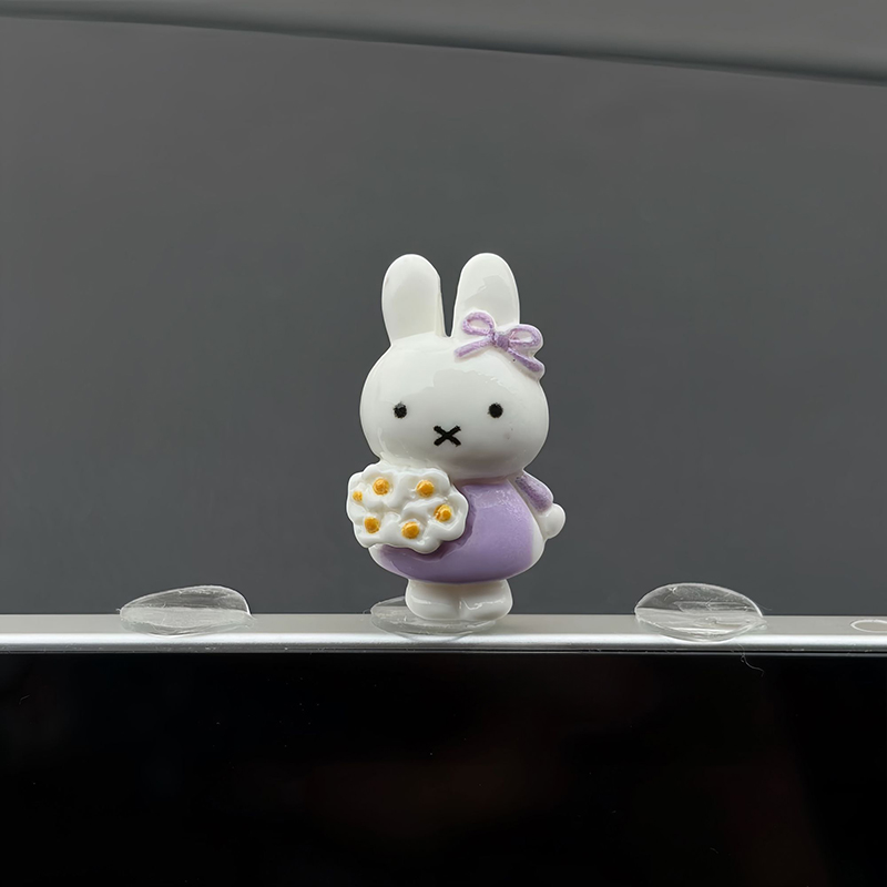 Kawaii Miffy Mini Figure Car D - Car Accessories Girly ulasan dan harga
