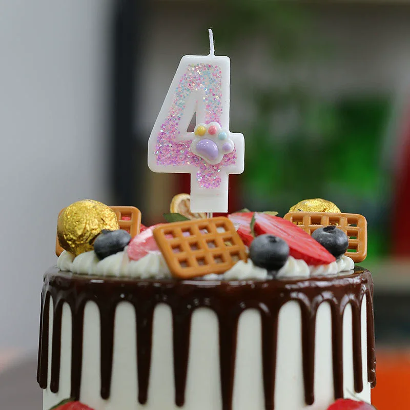 Creative Cute Cat Paw Cake Num - Car Accessories Girly ulasan dan harga