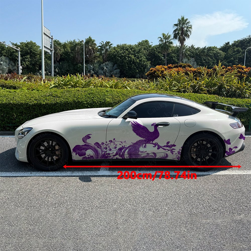 2pcs Graceful Mythical Phoenix - Car Accessories Phoenix ulasan dan harga