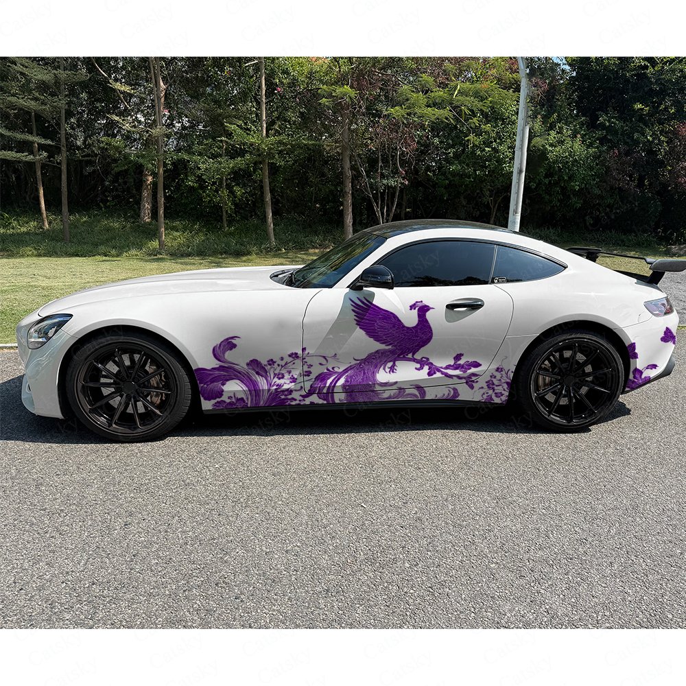 2pcs Graceful Mythical Phoenix - Car Accessories Phoenix ulasan dan harga