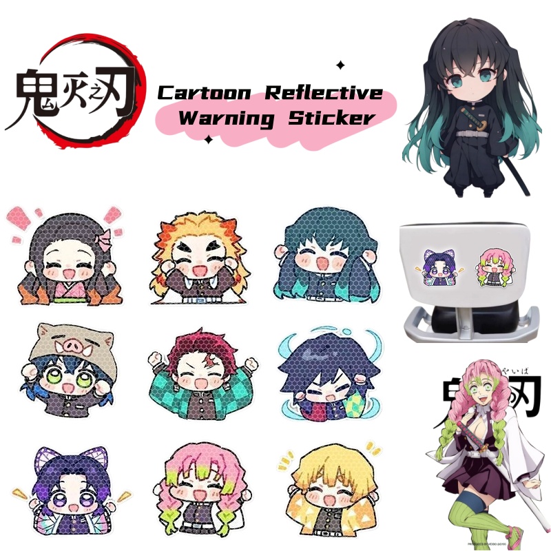 Demon Slayer cartoon personali - Car Accessories Sticker ulasan dan harga