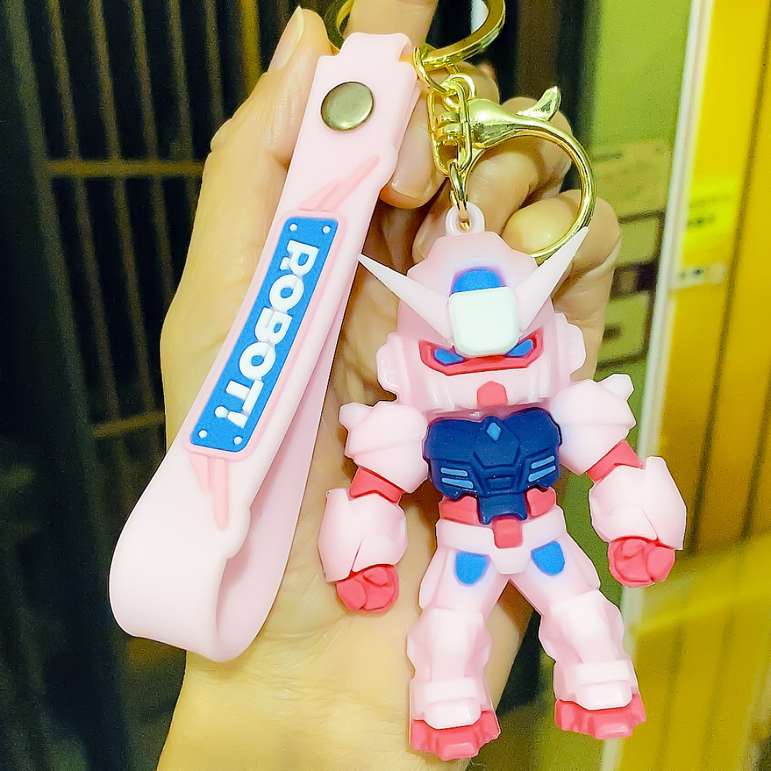 1/4pcs New Gundam Keychain Dol - Car Accessories Hanging ulasan dan harga