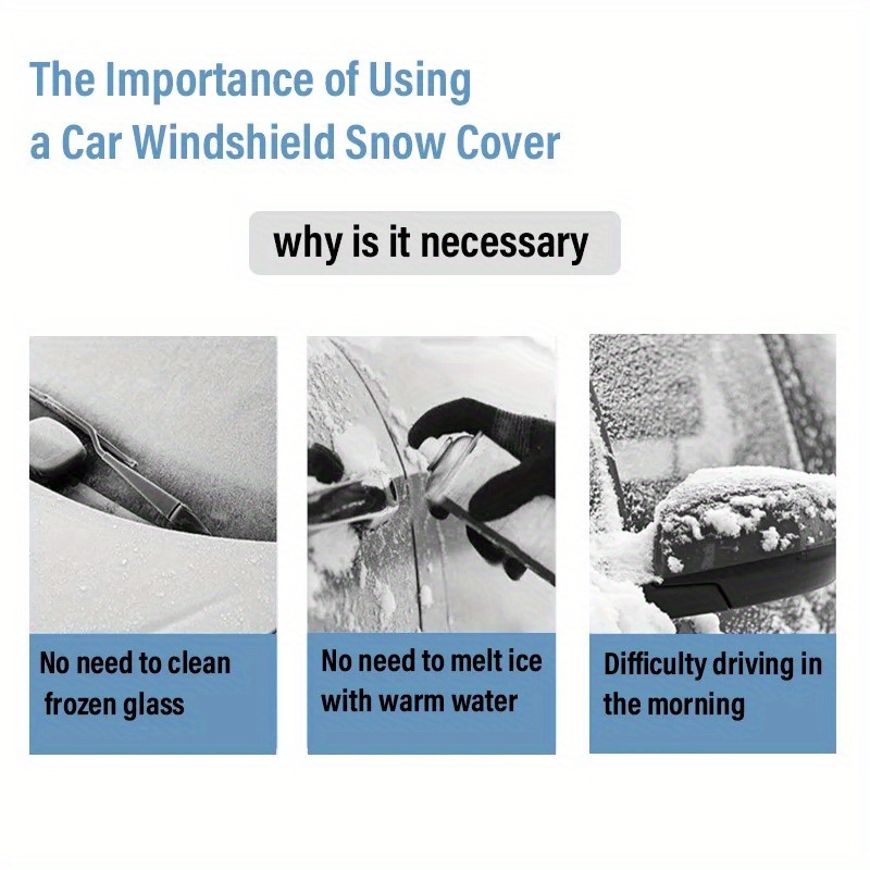 Car Windshield Snow Shield Cov - Car Accessories For Winter ulasan dan harga