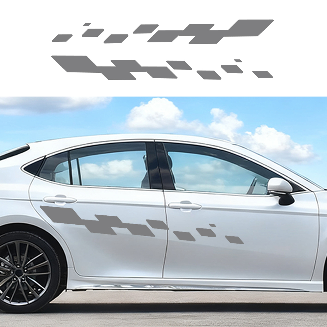 2pcs Car Door Decals Racing Ch - Car Accessories Nz ulasan dan harga