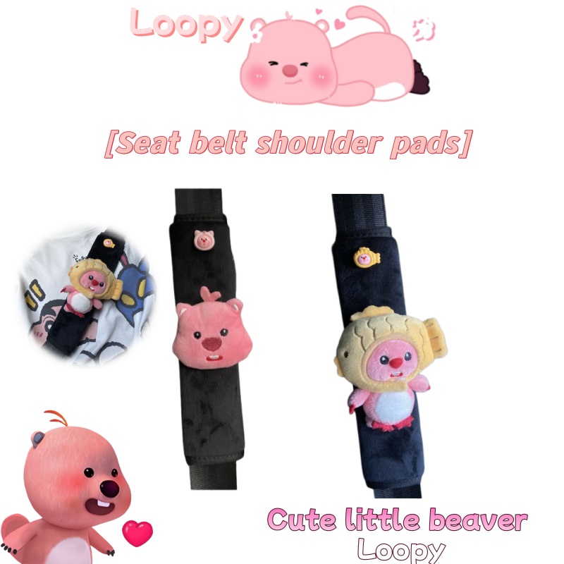 Car Seat Belt Decoration Plush - Car Accessories Girly ulasan dan harga