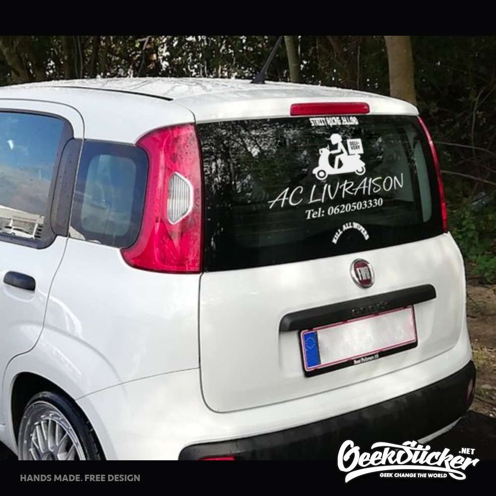 Custom Bussiness Name Sticker  - Car Accessories Nz ulasan dan harga