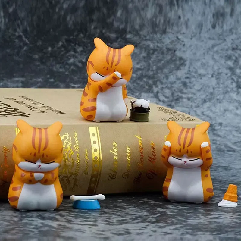 Thinking Cat Blind Box Cute An - Car Accessories Girly ulasan dan harga